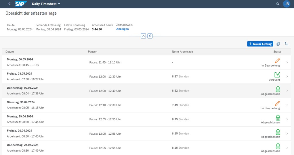 scdsoft daily timesheet ESS 1