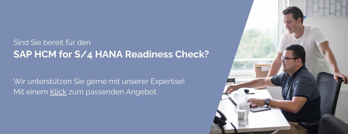 SAP HCM for S/4HANA Readiness Check Angebot